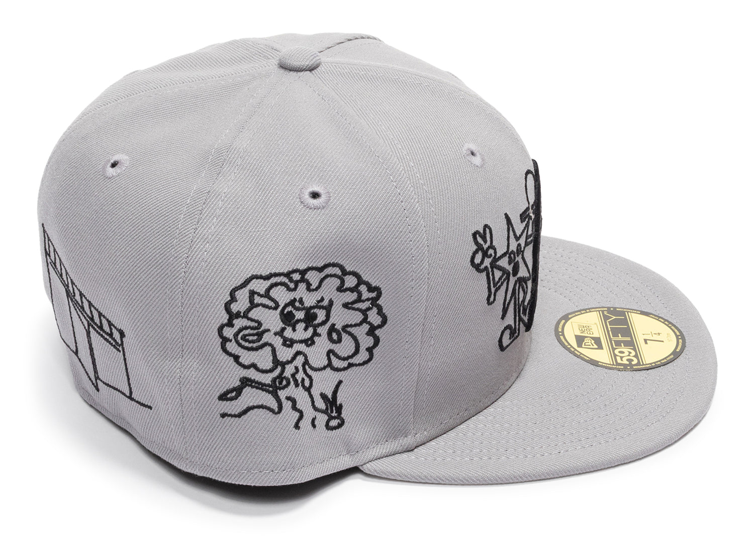 New Era Mora 59Fifty Fitted Hat in Gray — view 3