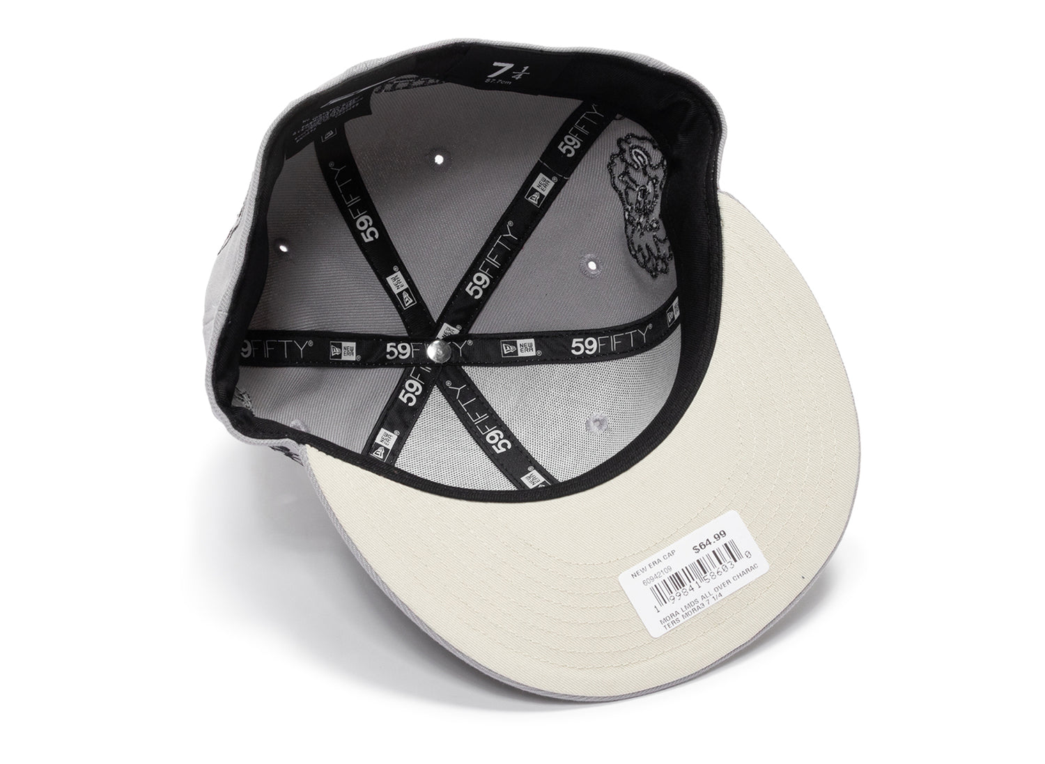 New Era Mora 59Fifty Fitted Hat in Gray — view 4