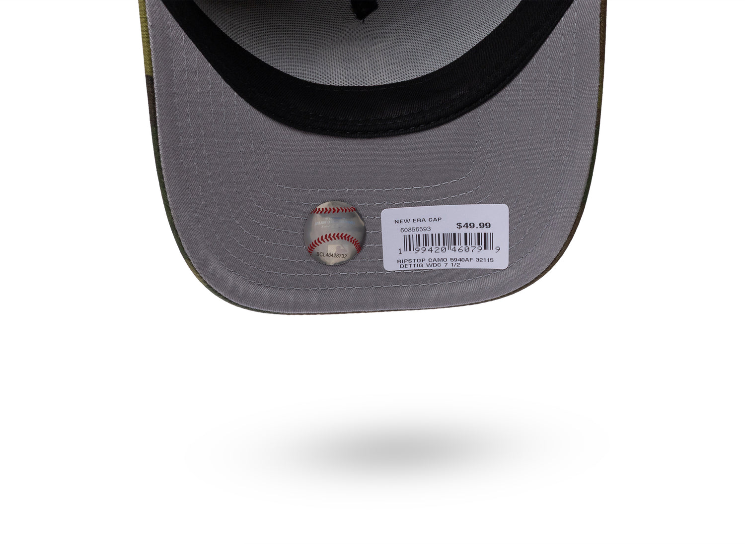 New Era Ripstop Camo 59Forty AF Atlanta Braves Fitted Hat — view 4