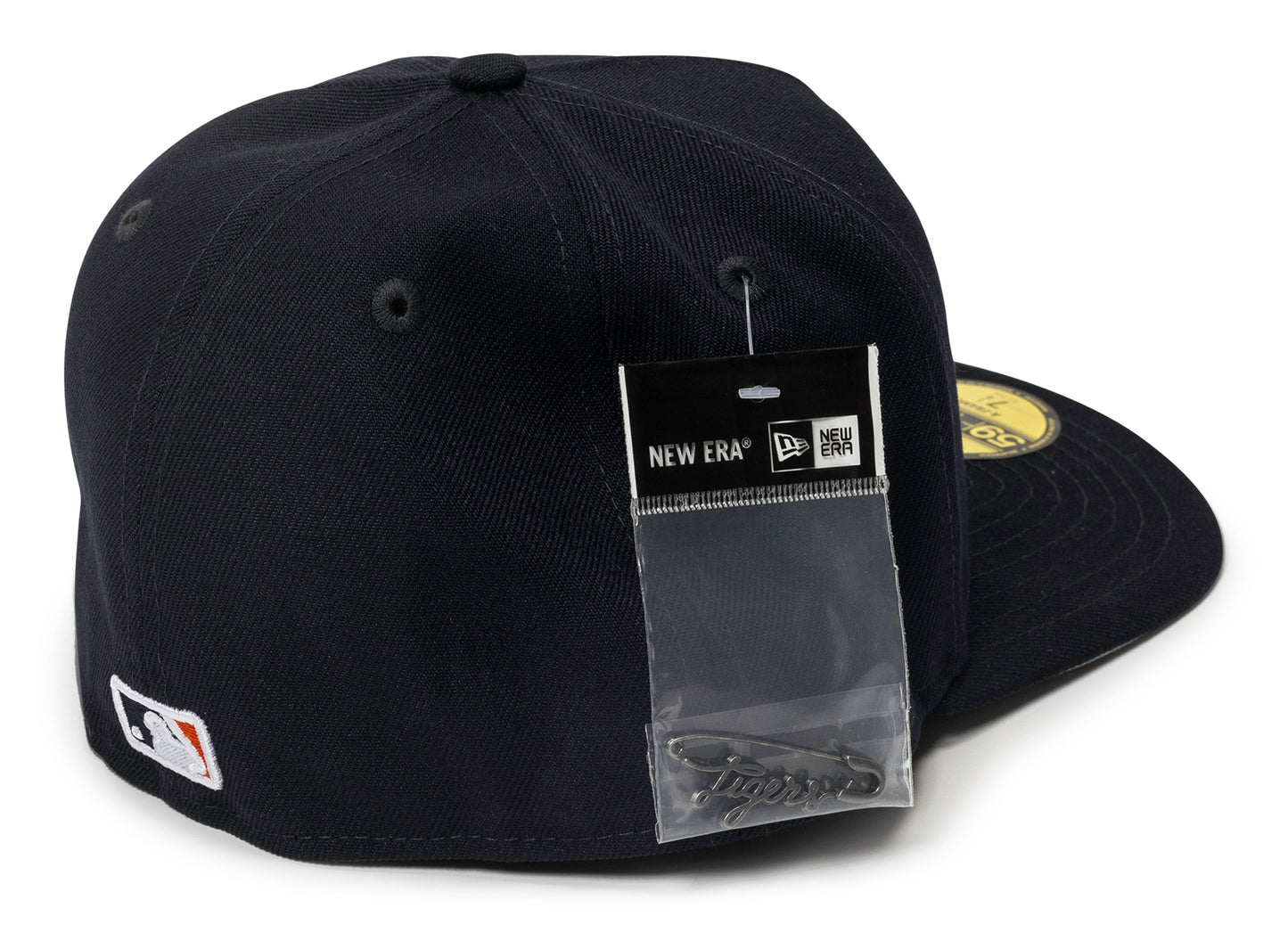 New Era Script Safety Pin Detroit Tigers Fitted Hat - view 2