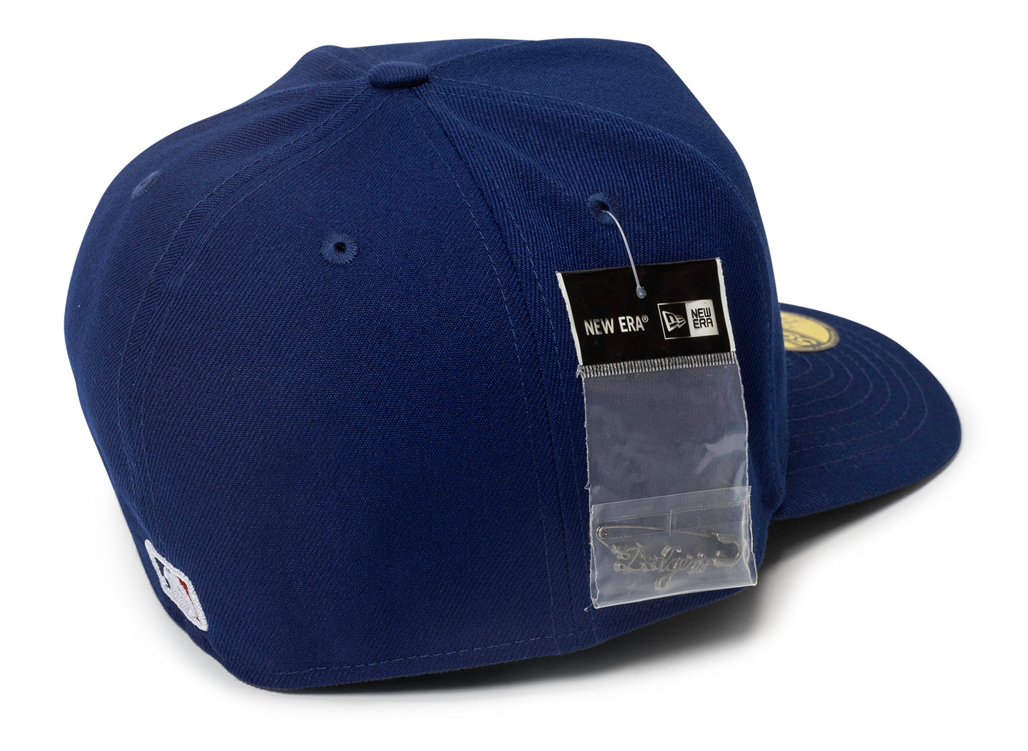 New Era Script Safety Pin Los Angeles Dodgers Fitted Hat - view 2