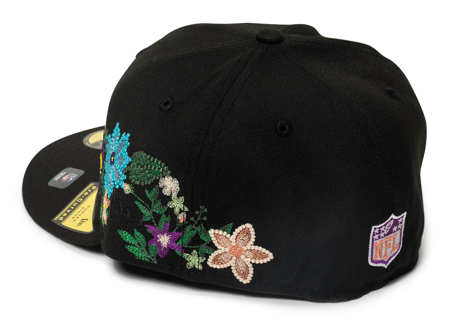 New Era Tonal Florals San Francisco 49ers Fitted Hat v2 - view 2