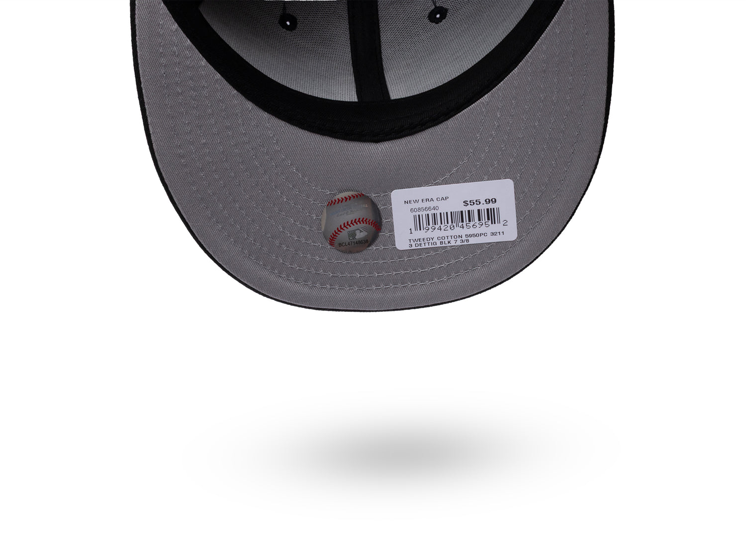 New Era Tweedy Cotton 59Fifty PC New York Yankees Fitted Hat — view 4