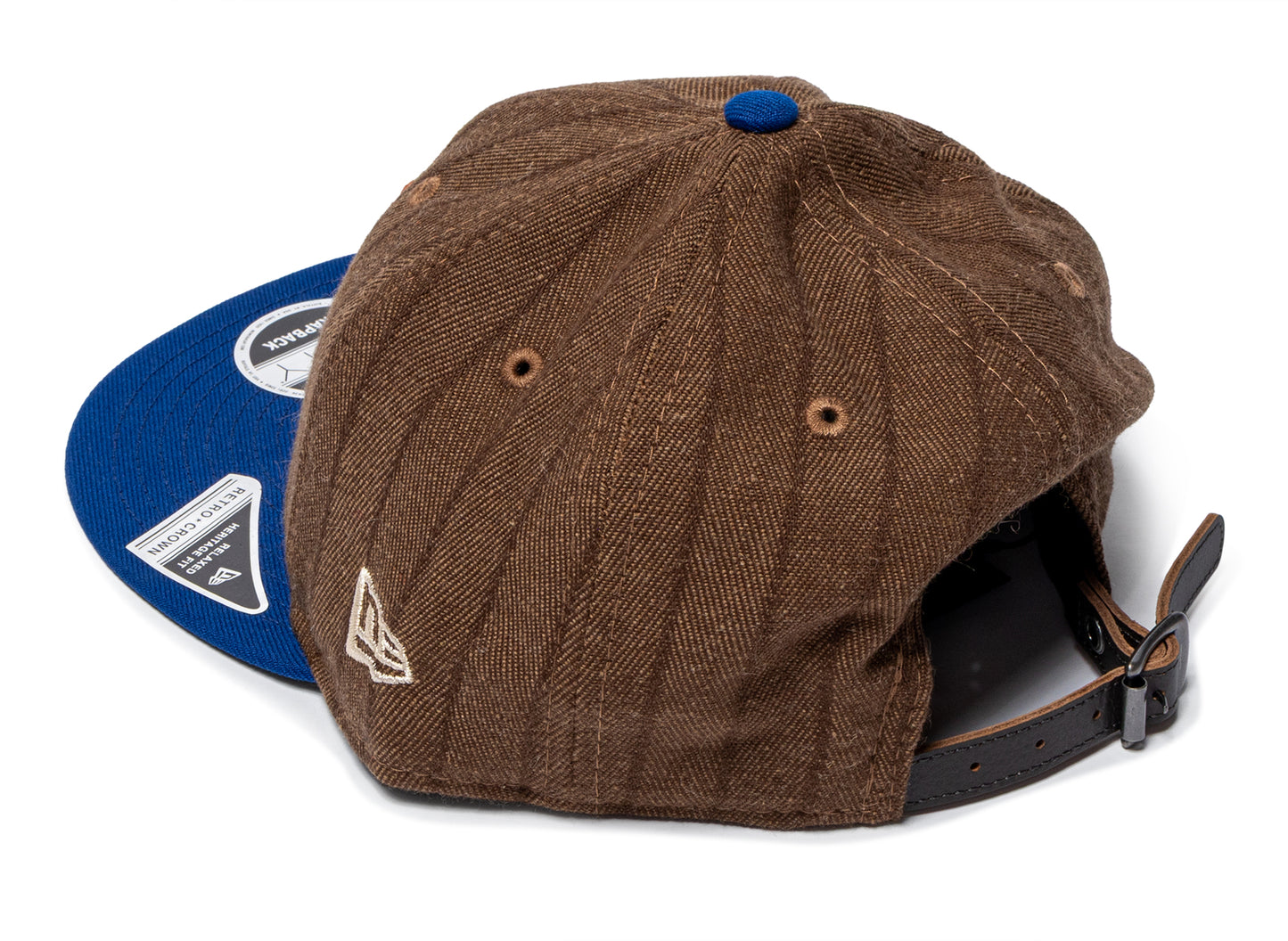 New Era Wool Pinstripe 950RC New York Mets Snapback Hat - view 3