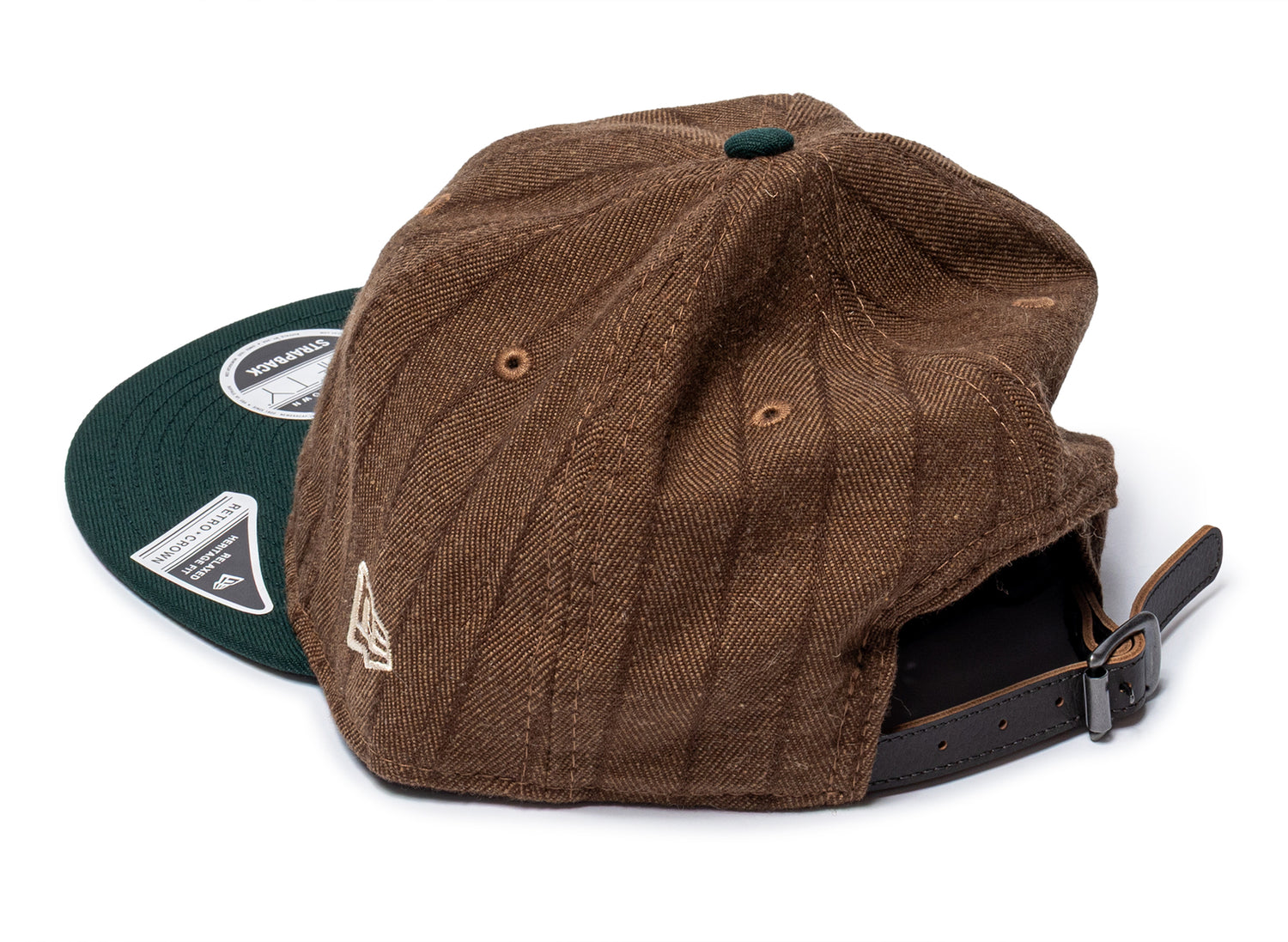 New Era Wool Pinstripe 950RC Oakland Athletics Snapback Hat - view 3