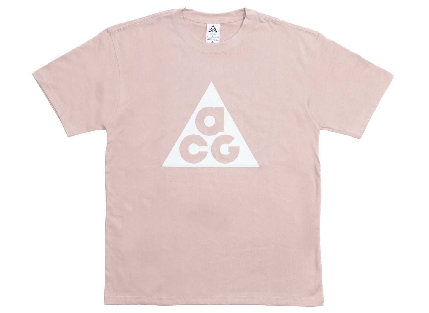 Nike ACG Big Logo S/S Tee in Pink Oxford