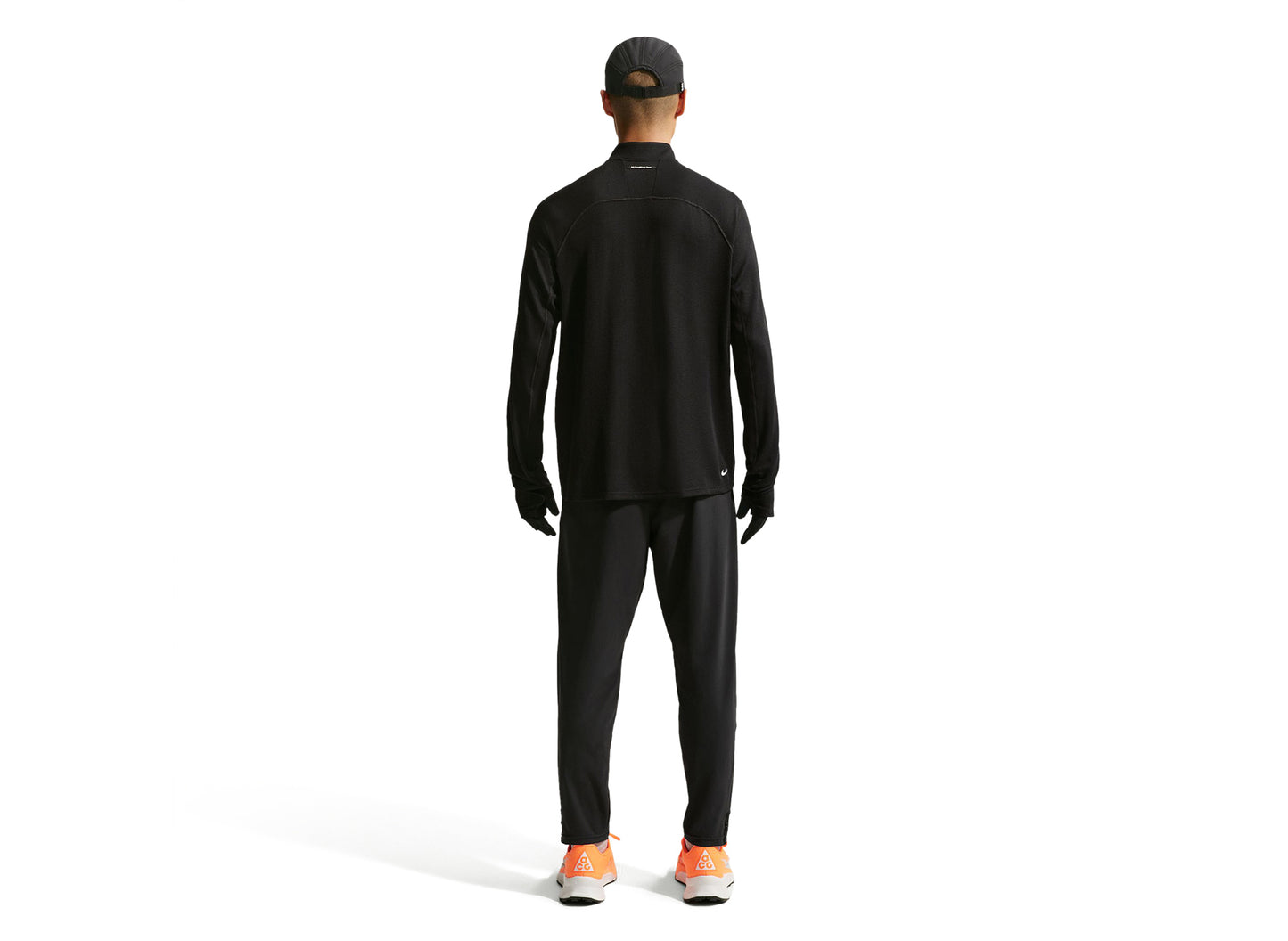 Nike ACG Dri-FIT Mid-Layer 1/4 Zip Trail Running Top in Black — view 2