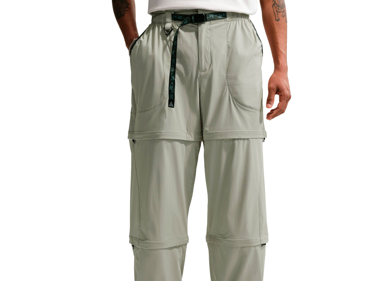 Nike ACG "Five Towers" Two Zip-Off Pants in Spruce Fog — view 4