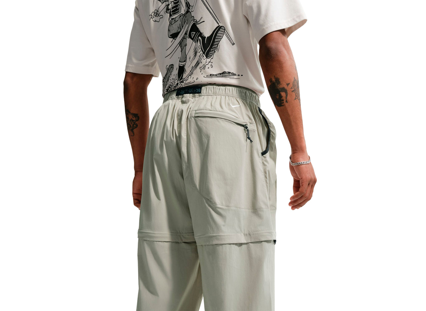 Nike ACG "Five Towers" Two Zip-Off Pants in Spruce Fog — view 5