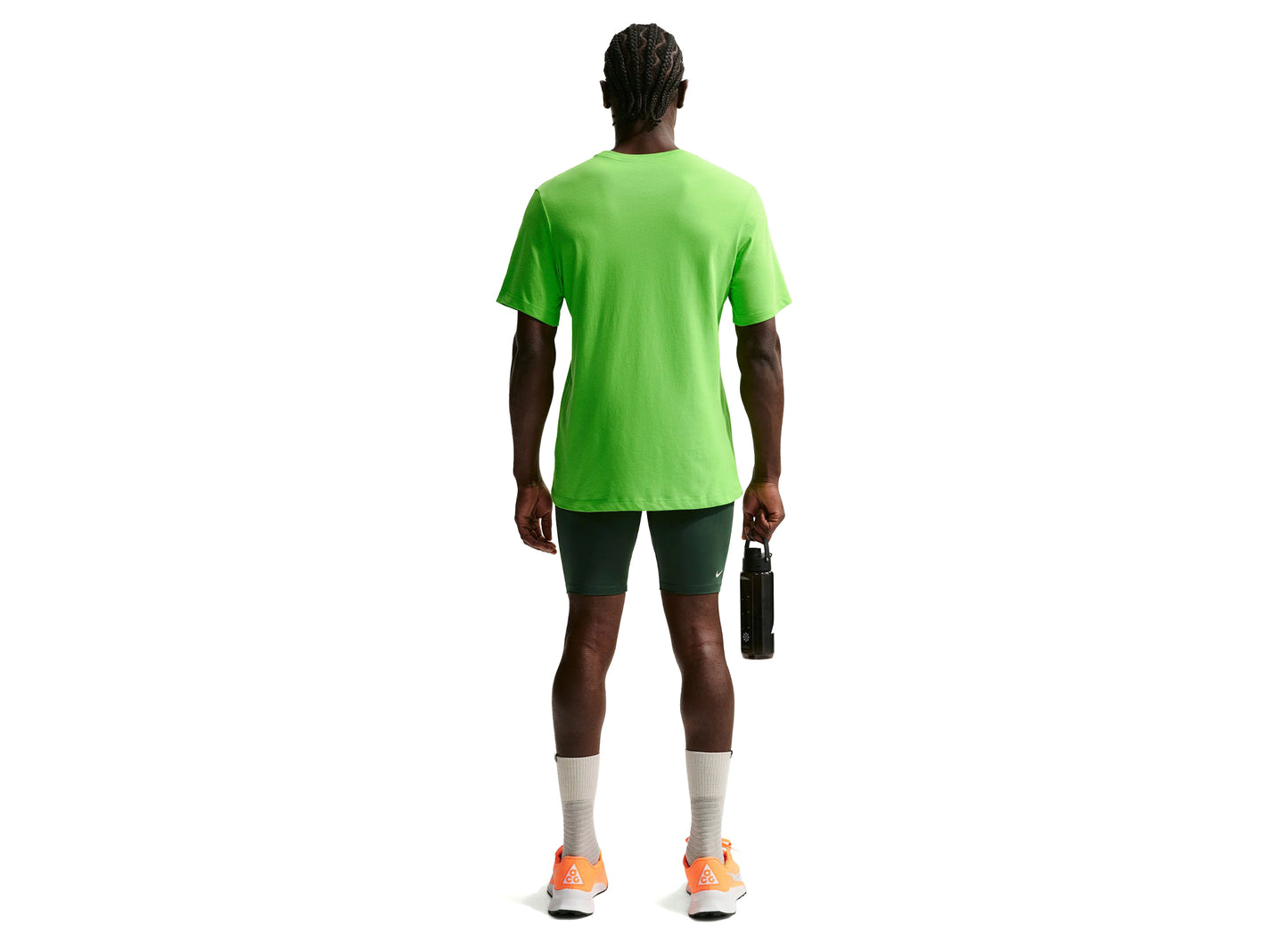 Nike ACG "Lava Loops" Dri-FIT ADV 1/2 Length Trail Running Tights in Fir — view 2