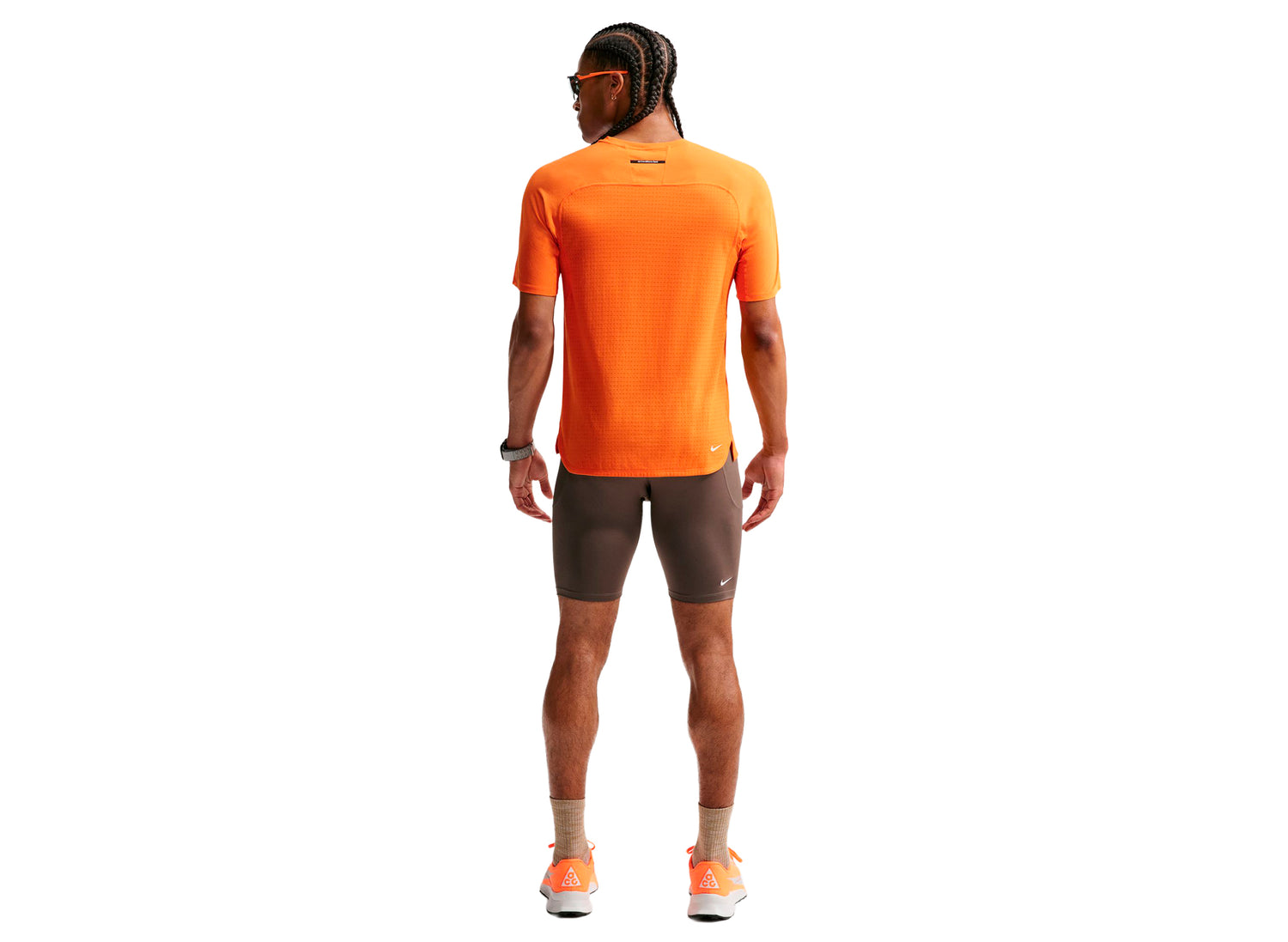 Nike ACG "Lava Loops" Dri-FIT ADV 1/2 Length Trail Running Tights in Ironstone — view 2
