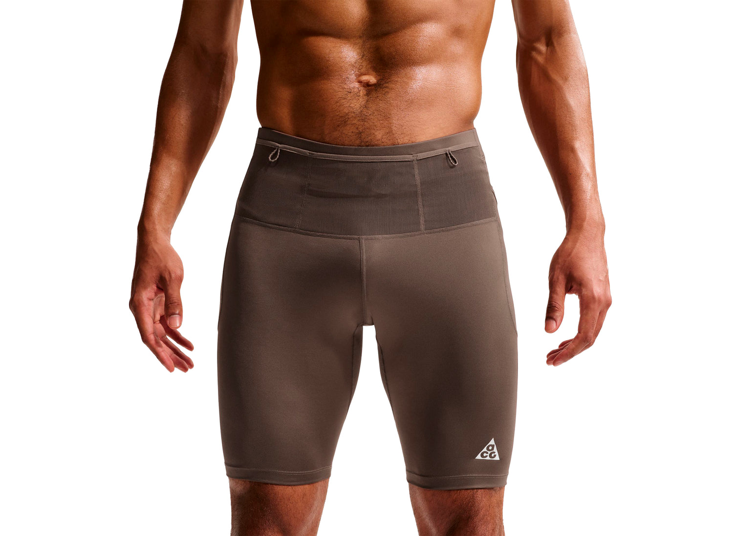 Nike ACG "Lava Loops" Dri-FIT ADV 1/2 Length Trail Running Tights in Ironstone — view 3