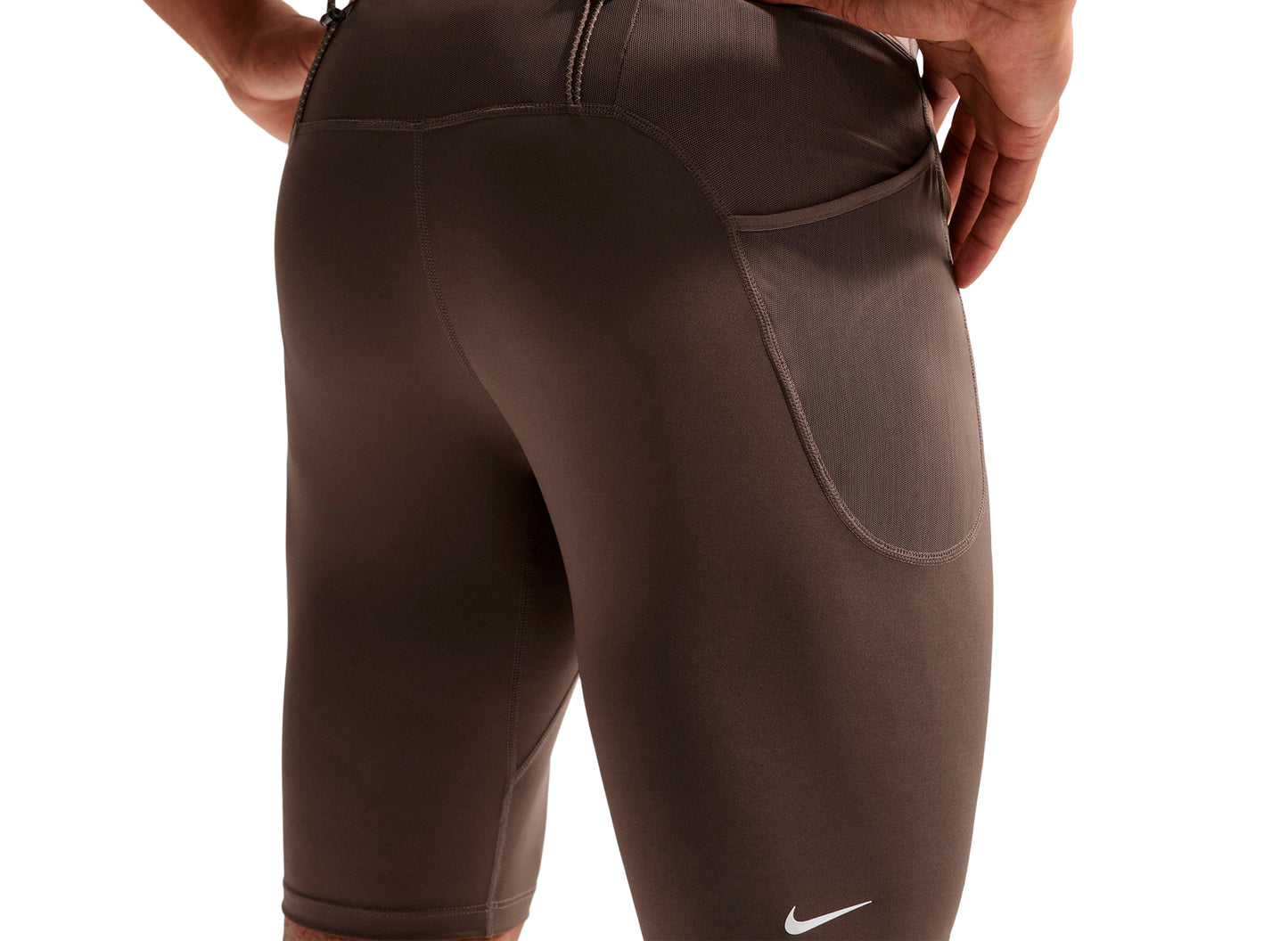Nike ACG "Lava Loops" Dri-FIT ADV 1/2 Length Trail Running Tights in Ironstone — view 4
