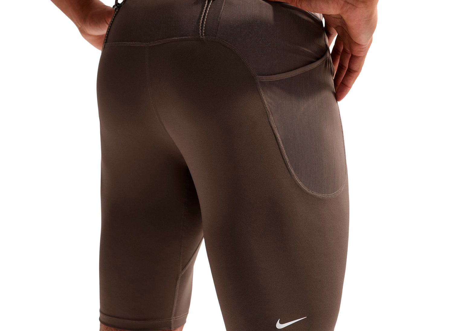 Nike ACG "Lava Loops" Dri-FIT ADV 1/2 Length Trail Running Tights in Ironstone — view 4