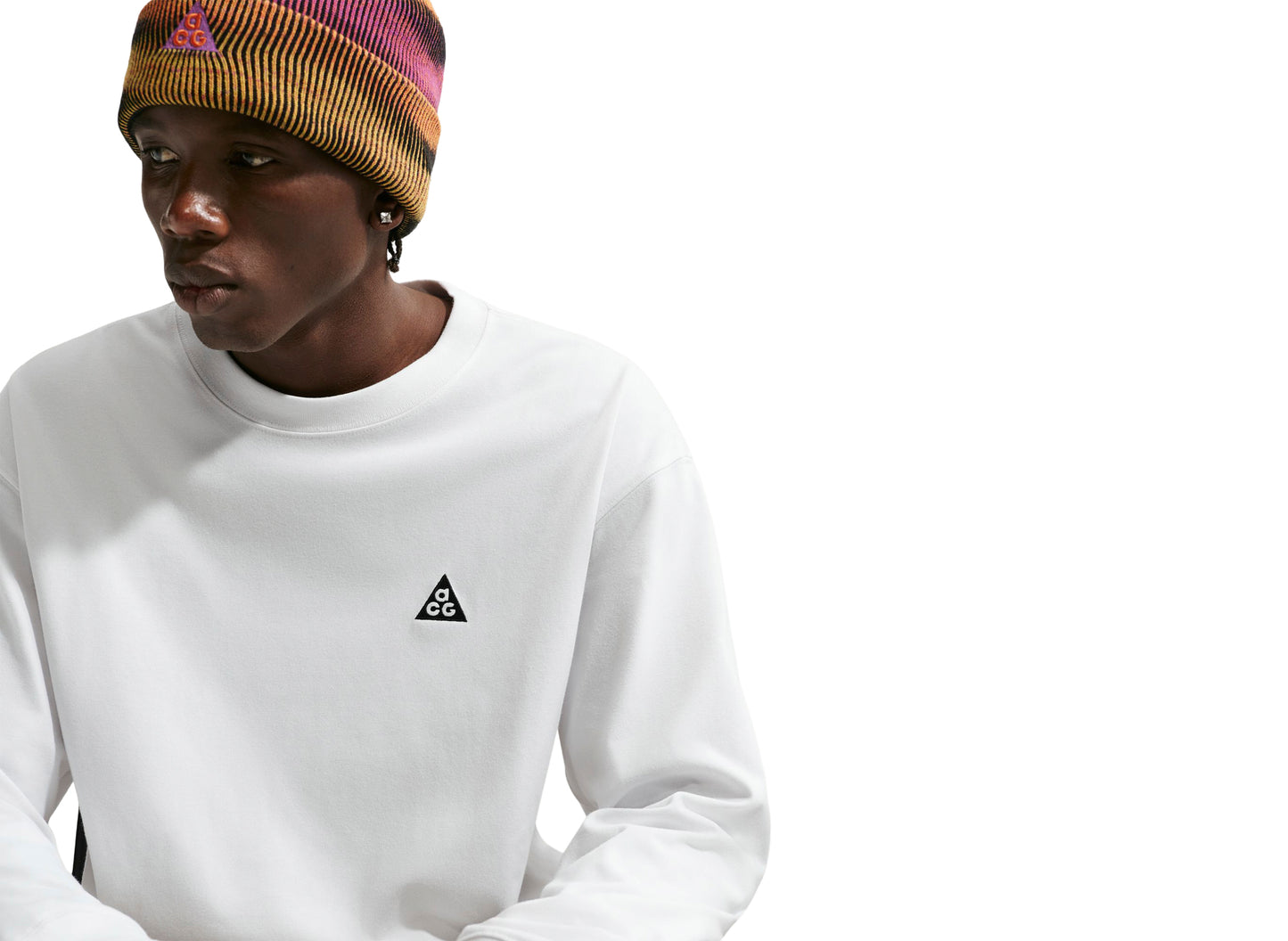 Nike ACG Long Sleeve T-Shirt in Summit White — view 5