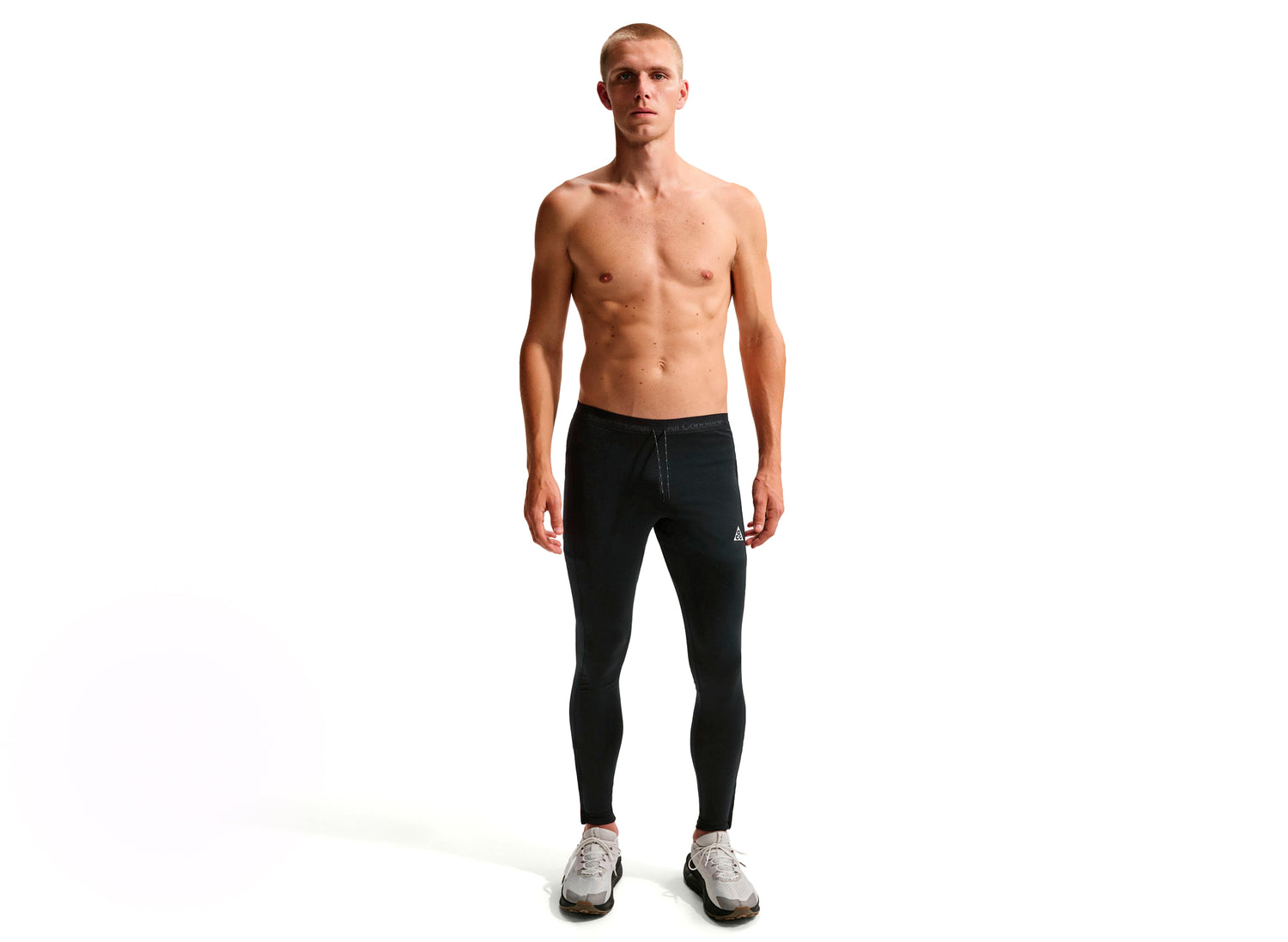 Nike ACG "Lunar Ray" Dri-FIT ADV Trail Running Tights in Black — view 2