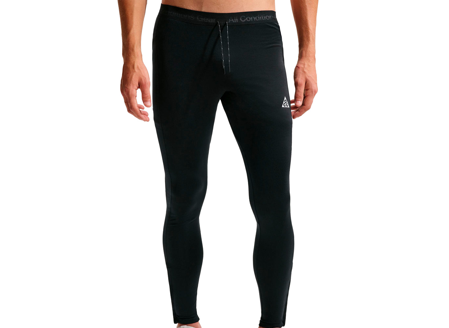 Nike ACG "Lunar Ray" Dri-FIT ADV Trail Running Tights in Black — view 4