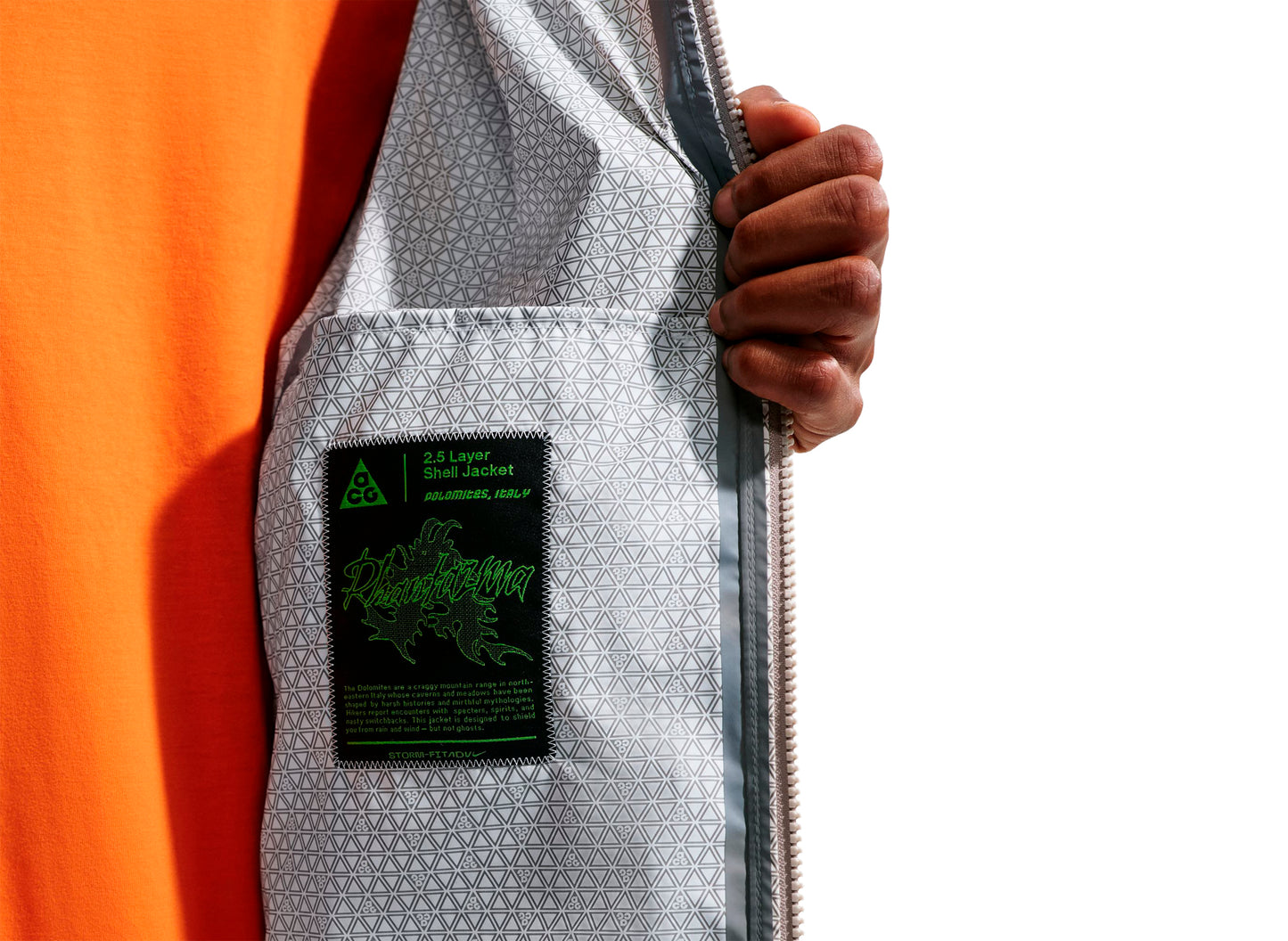 Nike ACG "Phantazma" Storm-FIT ADV Jacket in Photon Dust — view 7