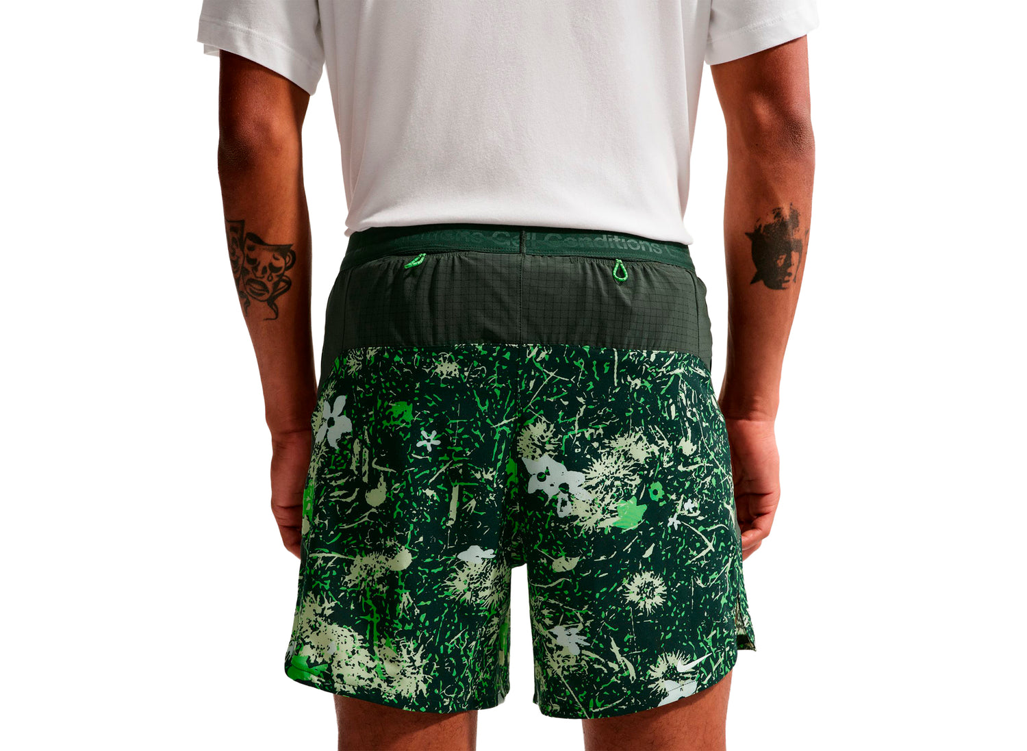 Nike ACG "Second Sunrise" Dri-FIT Trail Running Shorts in Mean Green — view 4