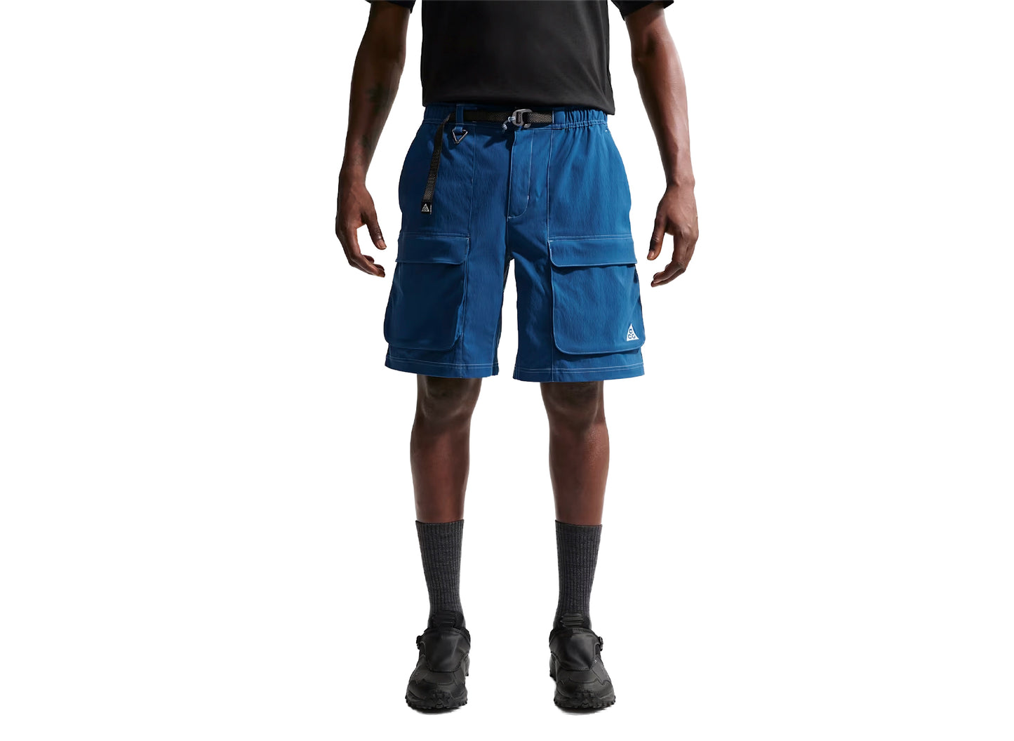 Nike ACG "Smith Summit" Cargo Shorts in Court Blue / Work Blue — view 2