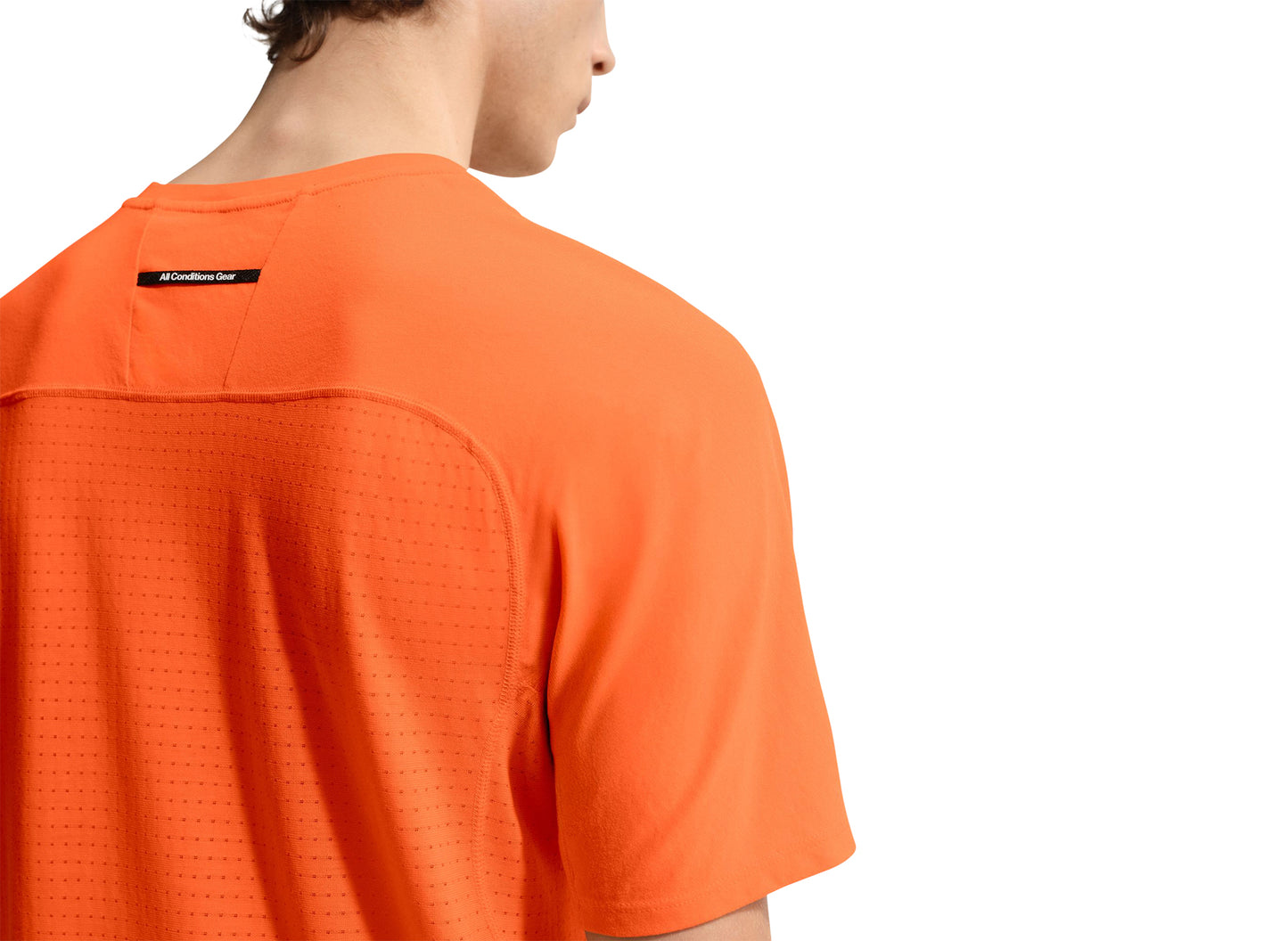 Nike ACG "Solar Chase" Dri-FIT ADV Trail Running Tee in Safety Orange — view 4