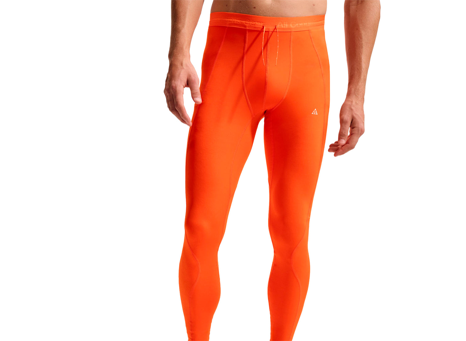Nike ACG "Wildsee" Dri-FIT Base Layer Tights in Safety Orange — view 3