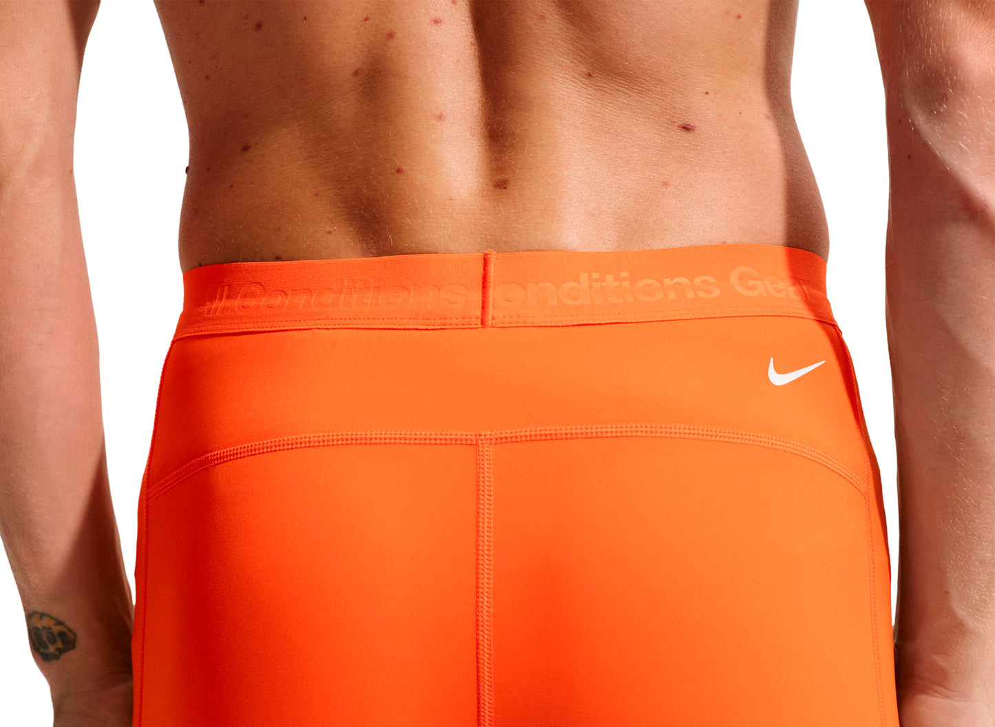 Nike ACG "Wildsee" Dri-FIT Base Layer Tights in Safety Orange — view 4