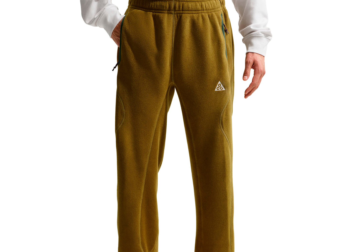 Nike ACG "Wolf Tree" Pants in Olive Flak — view 3