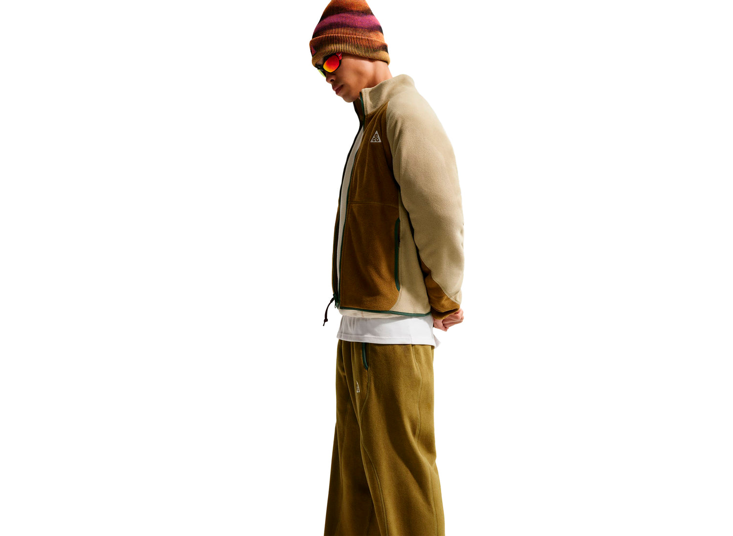 Nike ACG "Wolf Tree" Pants in Olive Flak — view 5
