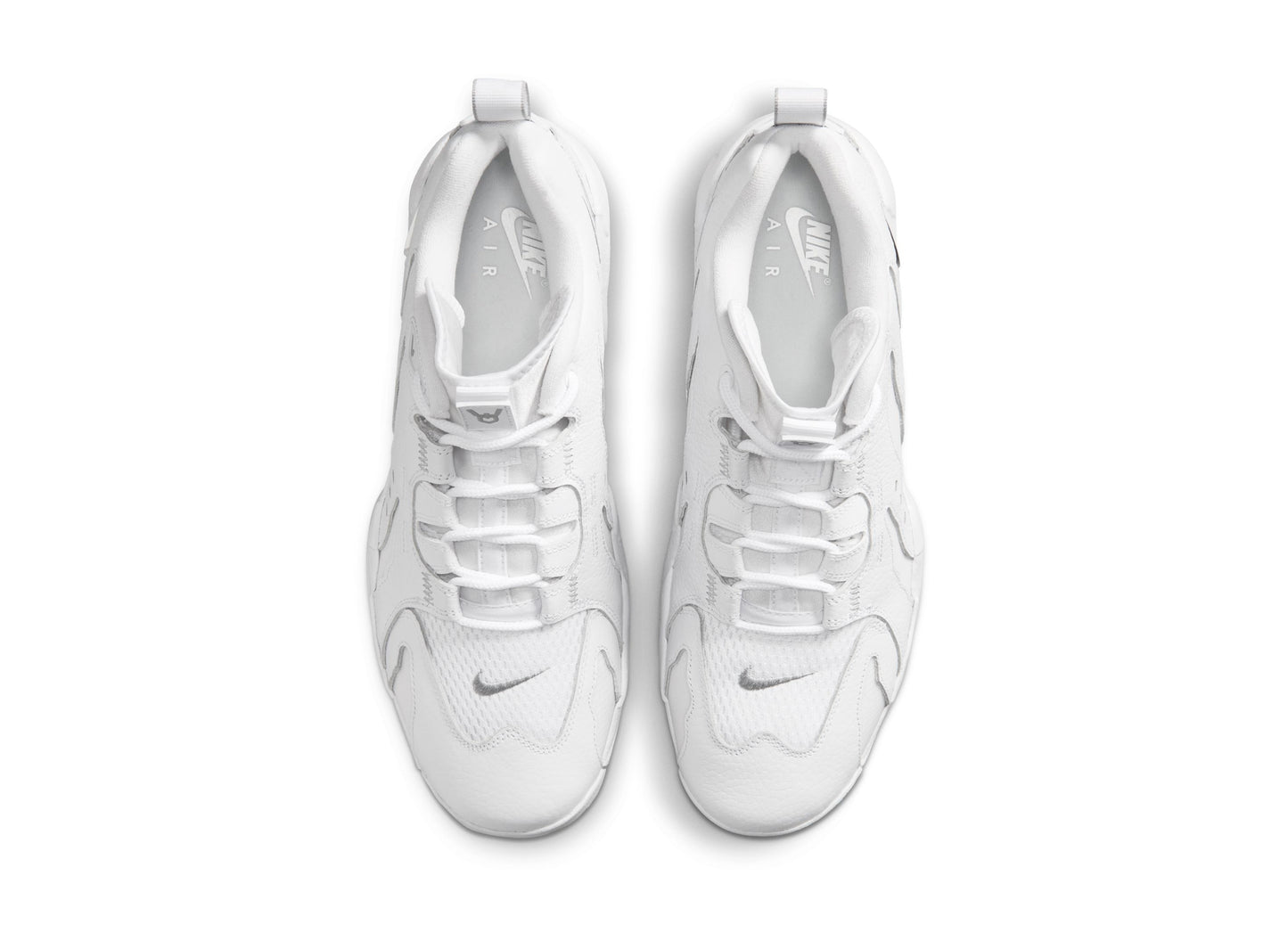 Nike Air DT Max '96 Low in White / Metallic Silver