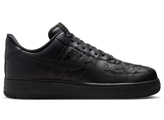 Nike Air Force 1 '07 Edge in Black / Metallic Silver