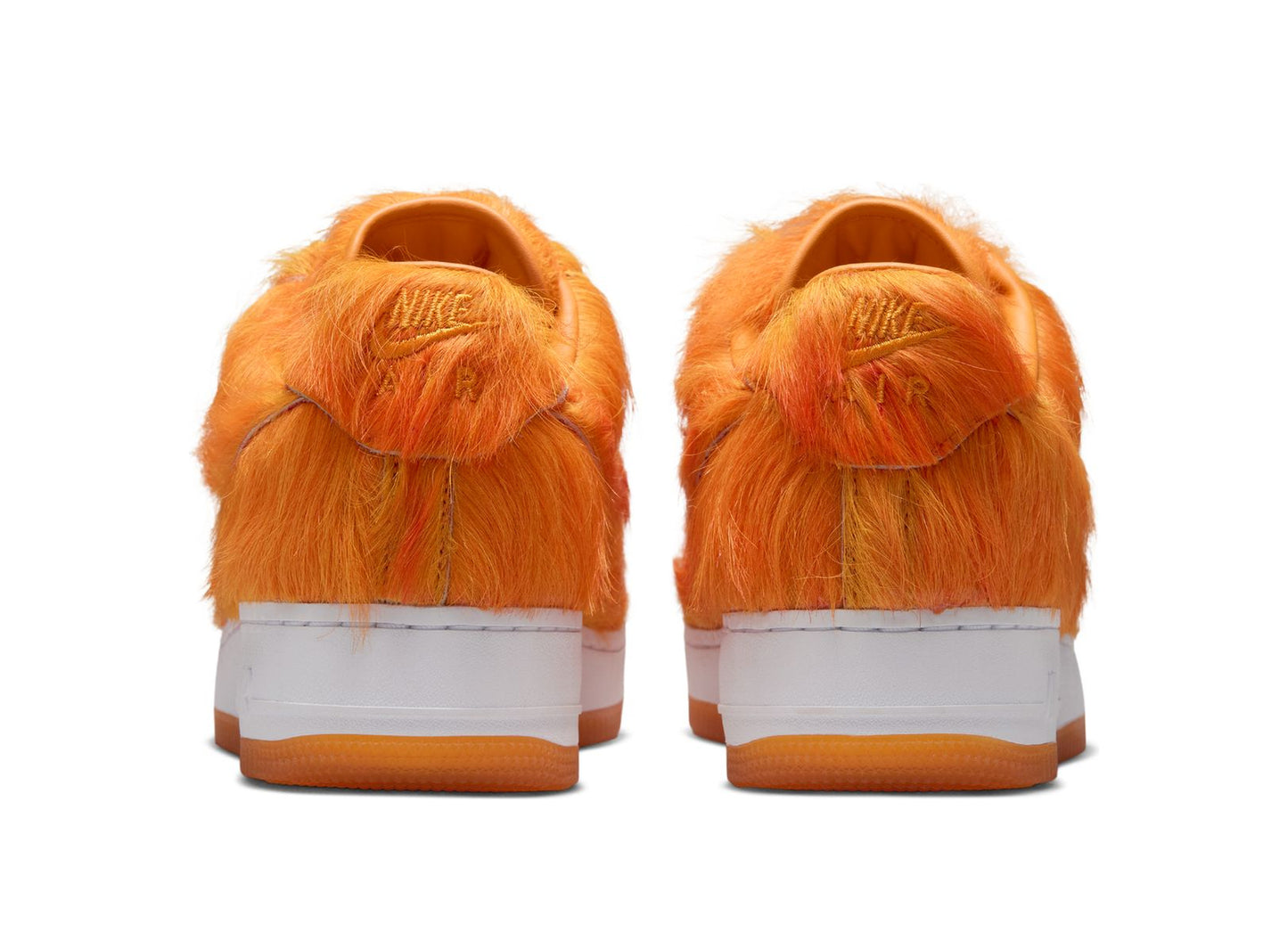 Nike Air Force 1 Low 'Orange Pony Hair' in Campfire Orange / Sunset - view 2