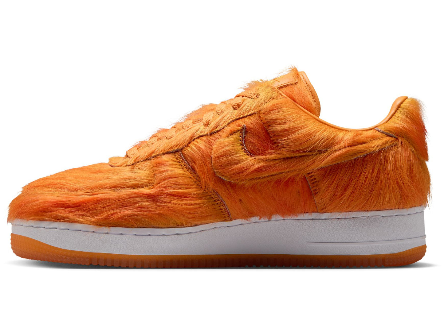 Nike Air Force 1 Low 'Orange Pony Hair' in Campfire Orange / Sunset - view 3