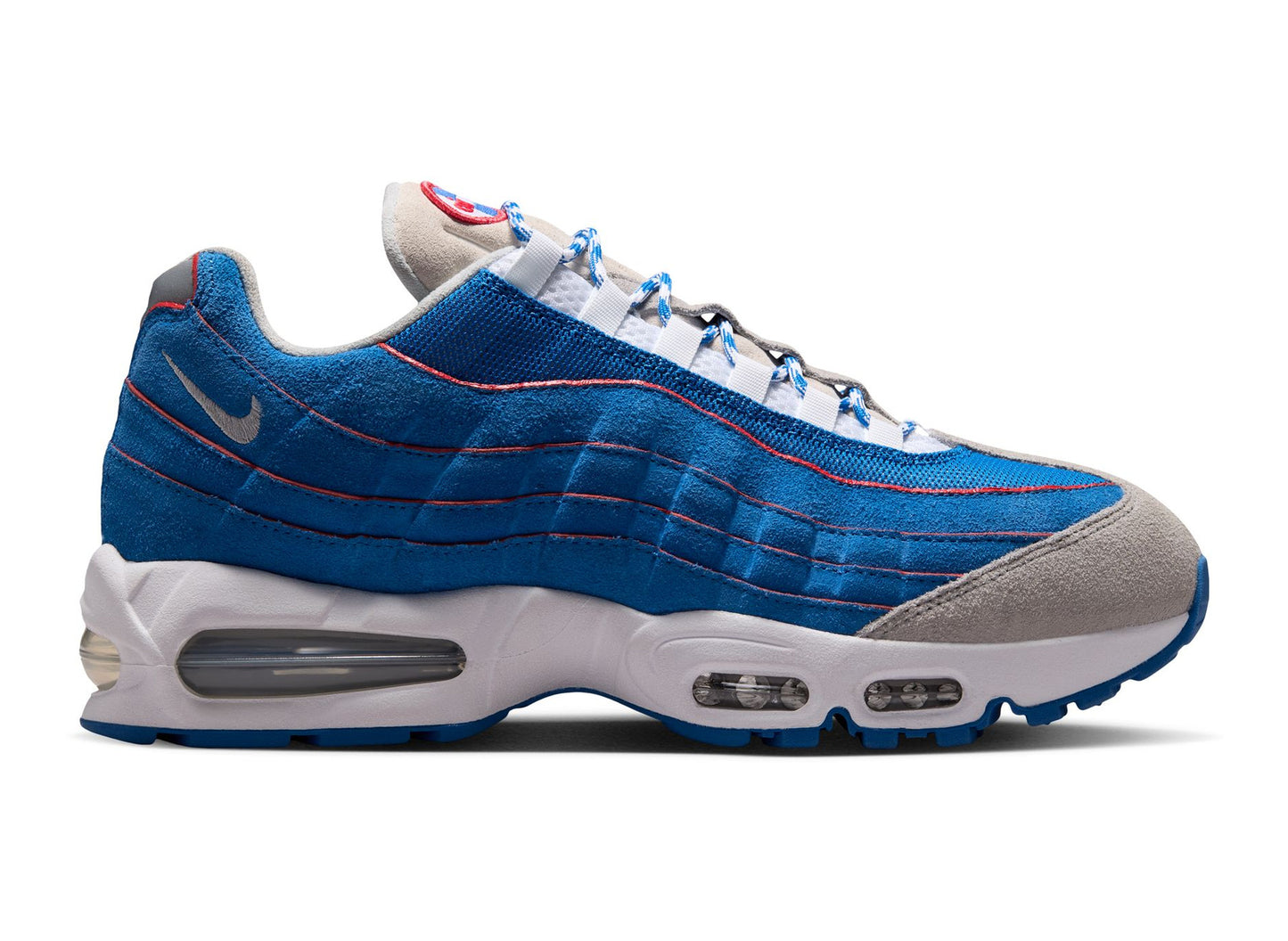 Nike Air Max 95 Big Bubble in Blue Sapphire / Metallic Silver