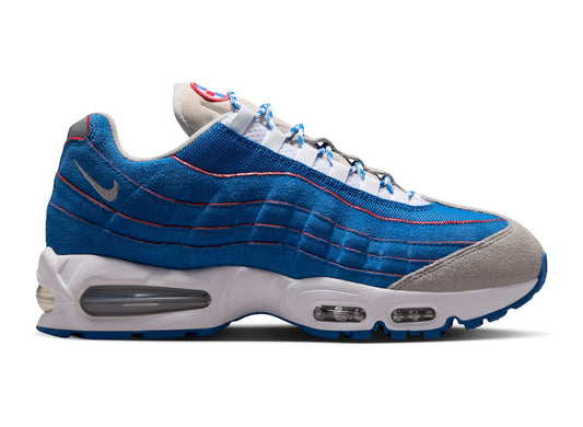 Nike Air Max 95 Big Bubble in Blue Sapphire / Metallic Silver