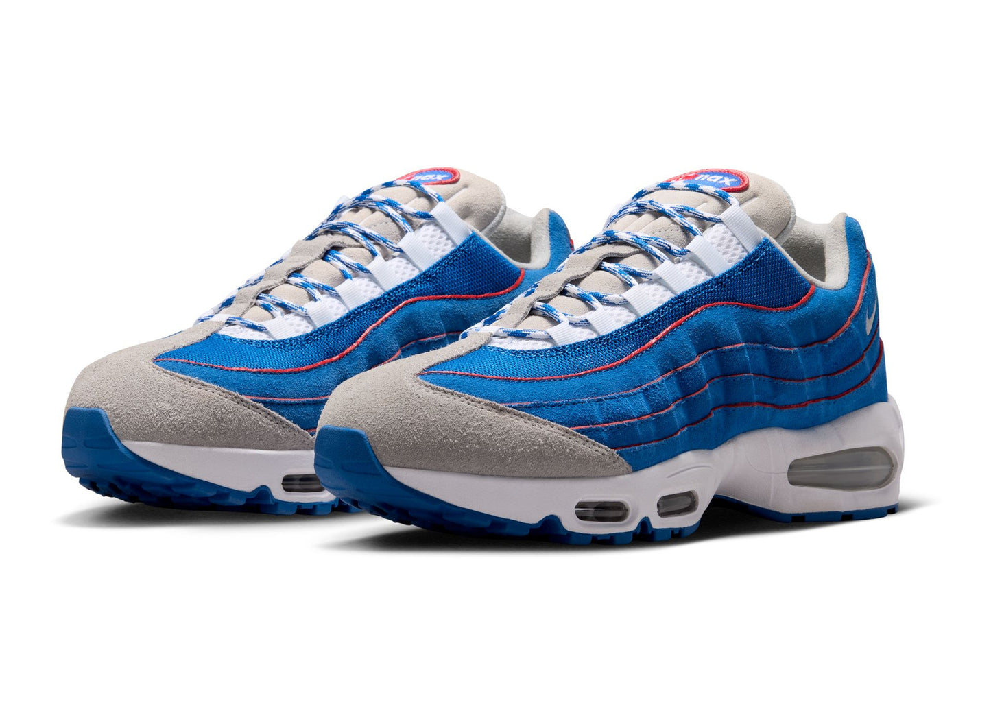 Nike Air Max 95 Big Bubble in Blue Sapphire / Metallic Silver - view 3
