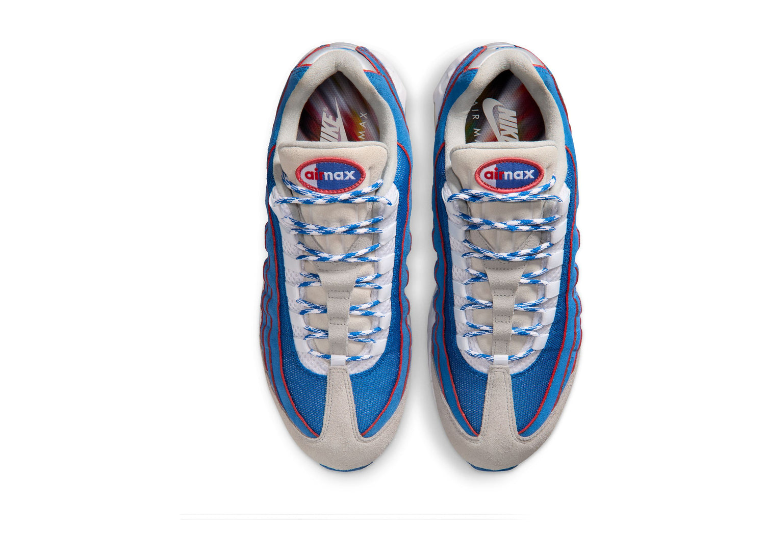 Nike Air Max 95 Big Bubble in Blue Sapphire / Metallic Silver - view 5