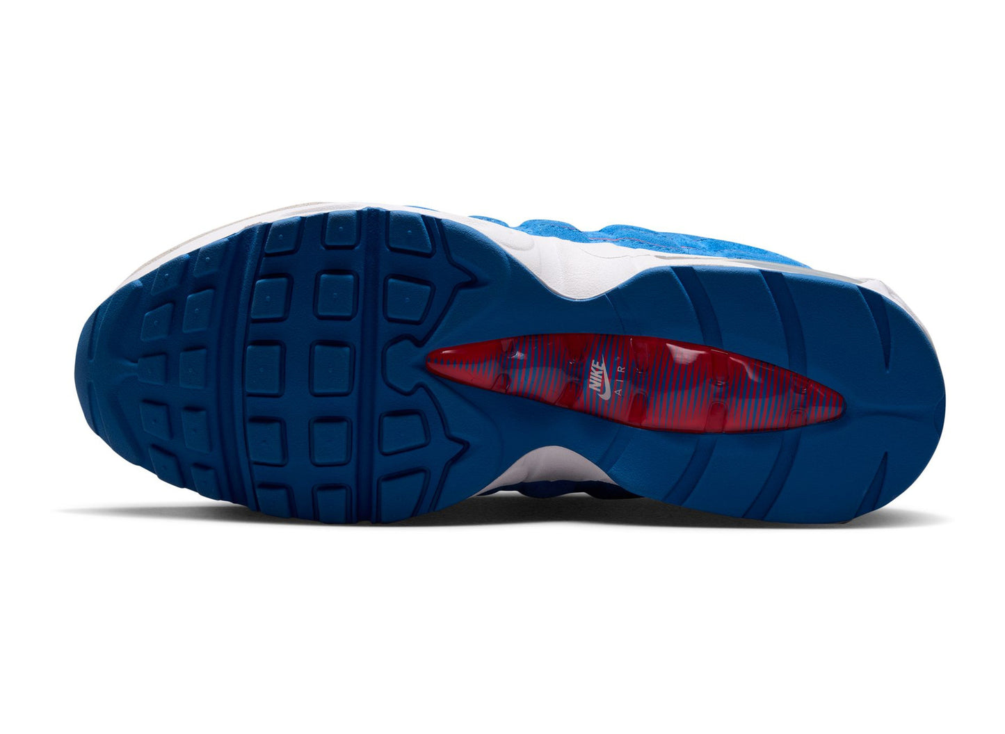 Nike Air Max 95 Big Bubble in Blue Sapphire / Metallic Silver - view 6