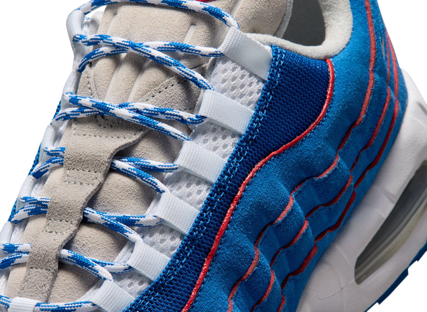 Nike Air Max 95 Big Bubble in Blue Sapphire / Metallic Silver - view 7