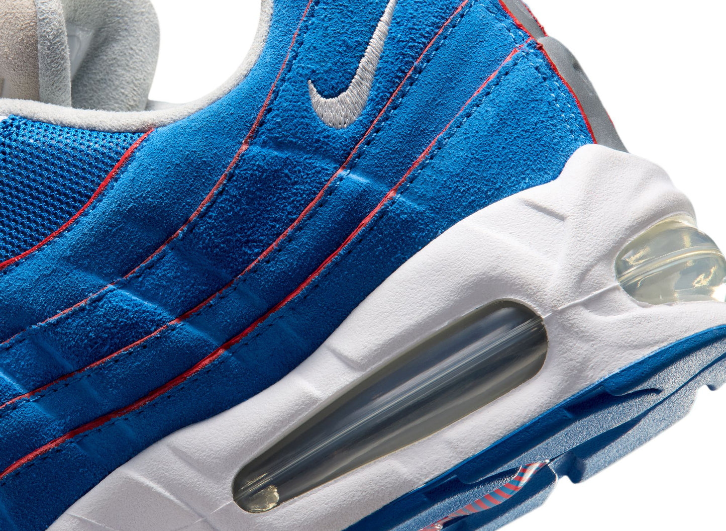 Nike Air Max 95 Big Bubble in Blue Sapphire / Metallic Silver - view 8