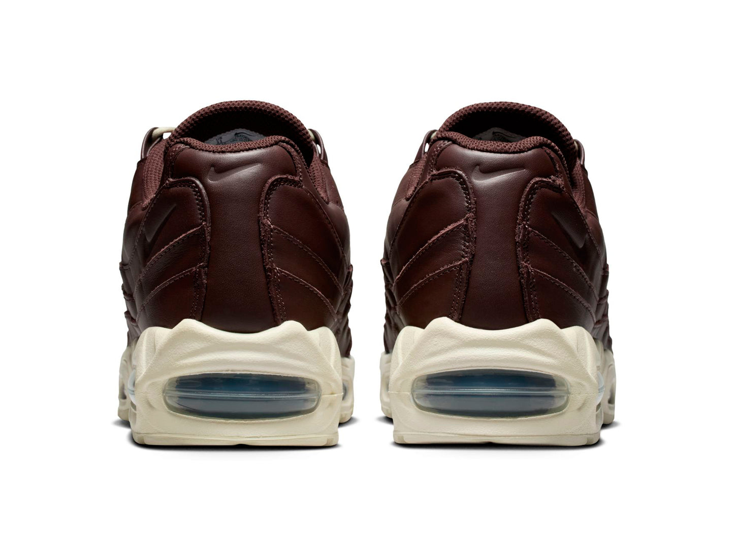 Nike Air Max 95 Big Bubble Leather QS in Baroque Brown — view 2