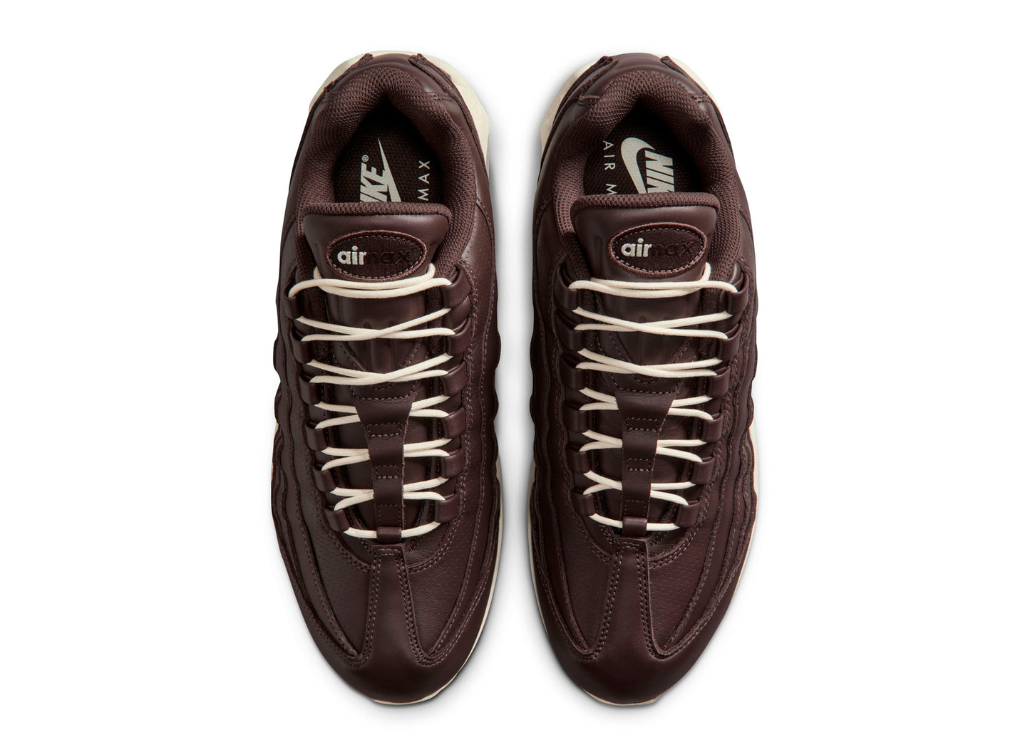 Nike Air Max 95 Big Bubble Leather QS in Baroque Brown — view 4