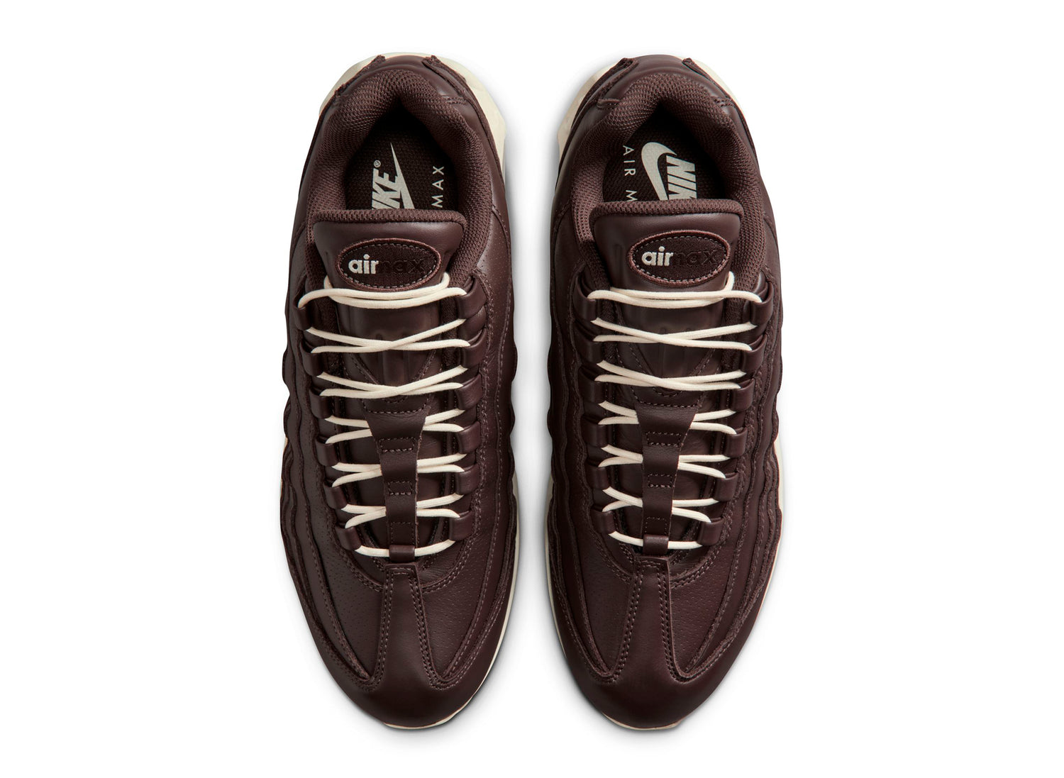 Nike Air Max 95 Big Bubble Leather QS in Baroque Brown — view 4