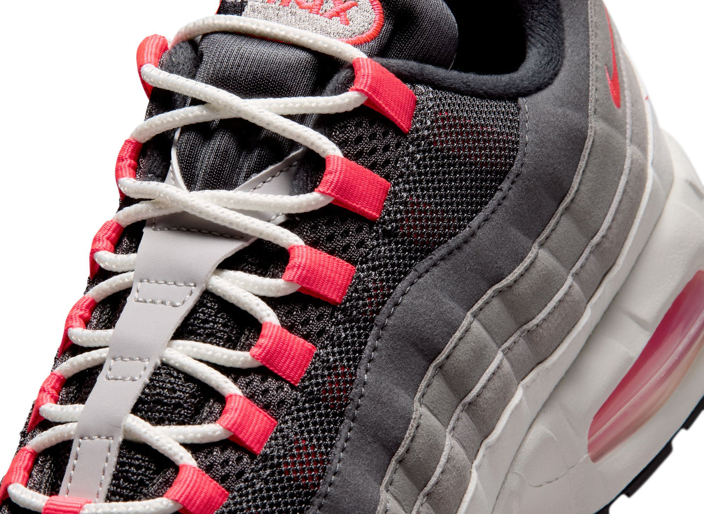 Nike Air Max 95 Big Bubble Premium in Anthracite / Solar Red