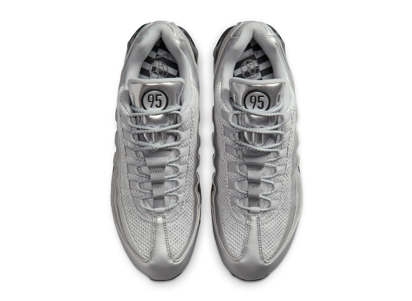 Nike Air Max 95 Big Bubble SE in Metallic Silver — view 4