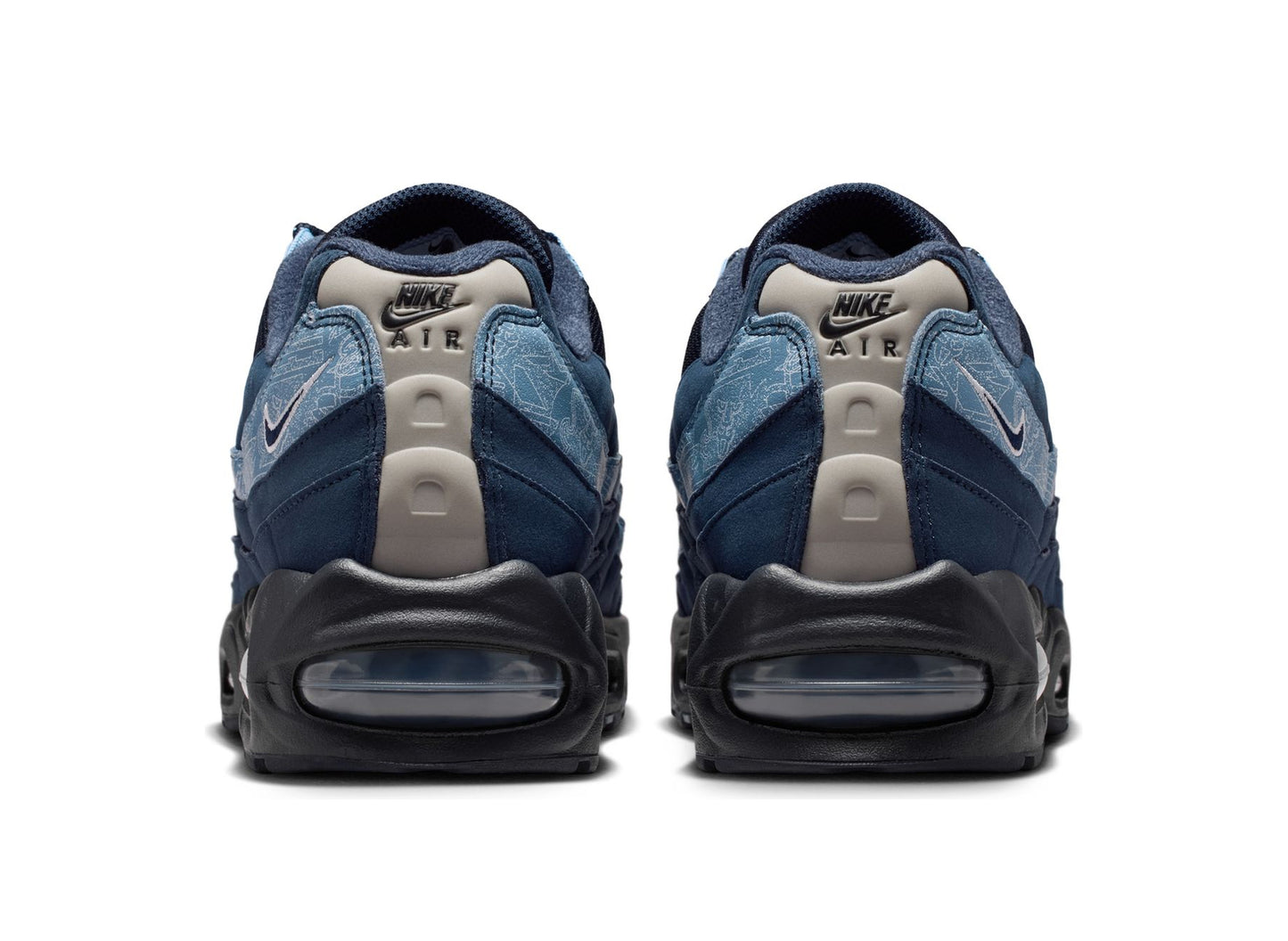 Nike Air Max 95 Big Bubble SE in Obsidian / Work Blue