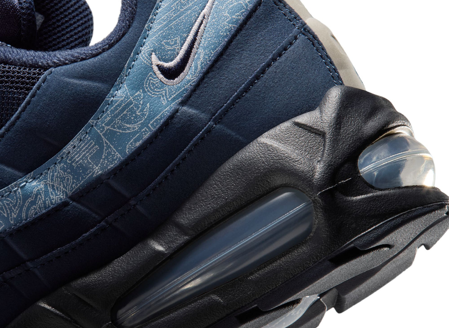 Nike Air Max 95 Big Bubble SE in Obsidian / Work Blue