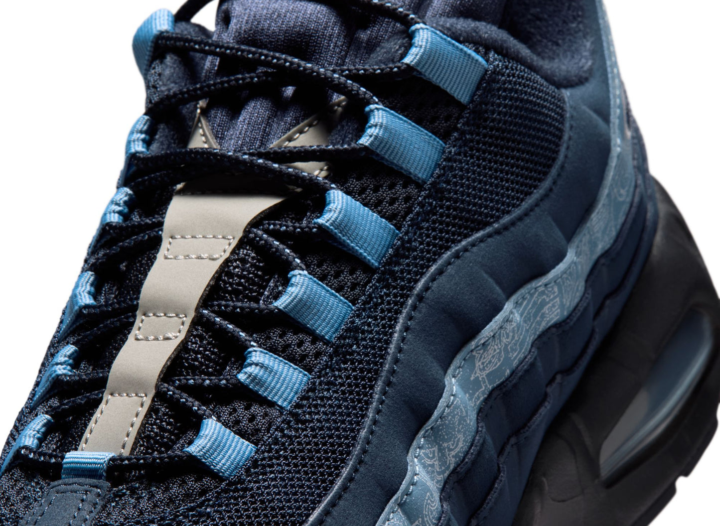 Nike Air Max 95 Big Bubble SE in Obsidian / Work Blue