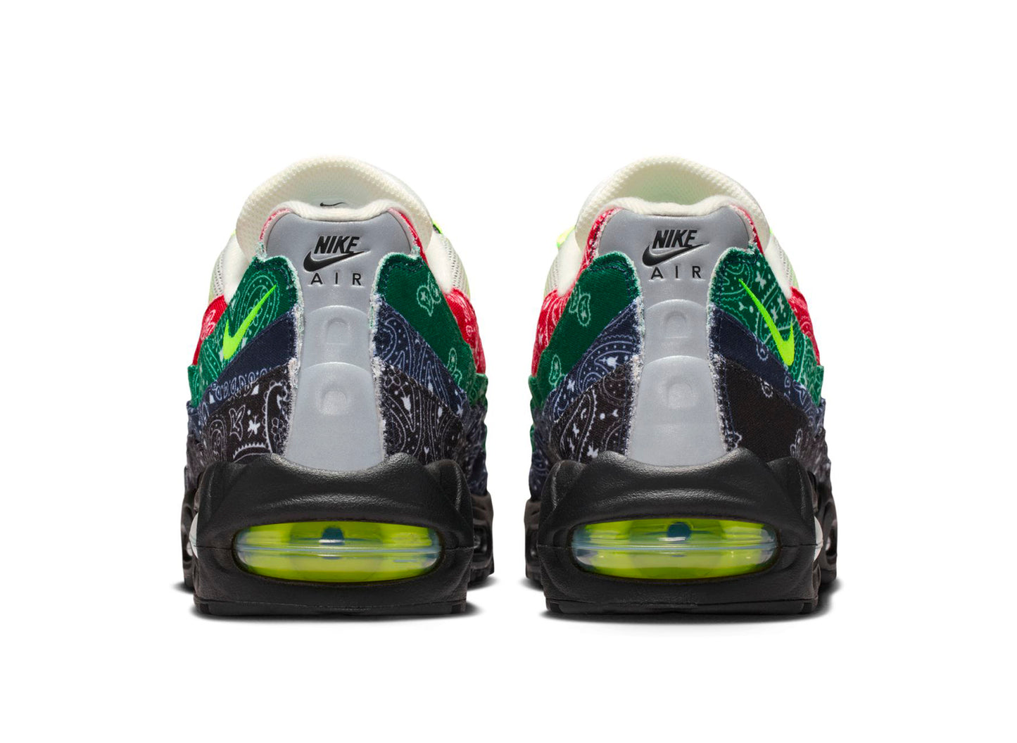 Nike Air Max 95 Big Bubble SP in Sail / Volt — view 2
