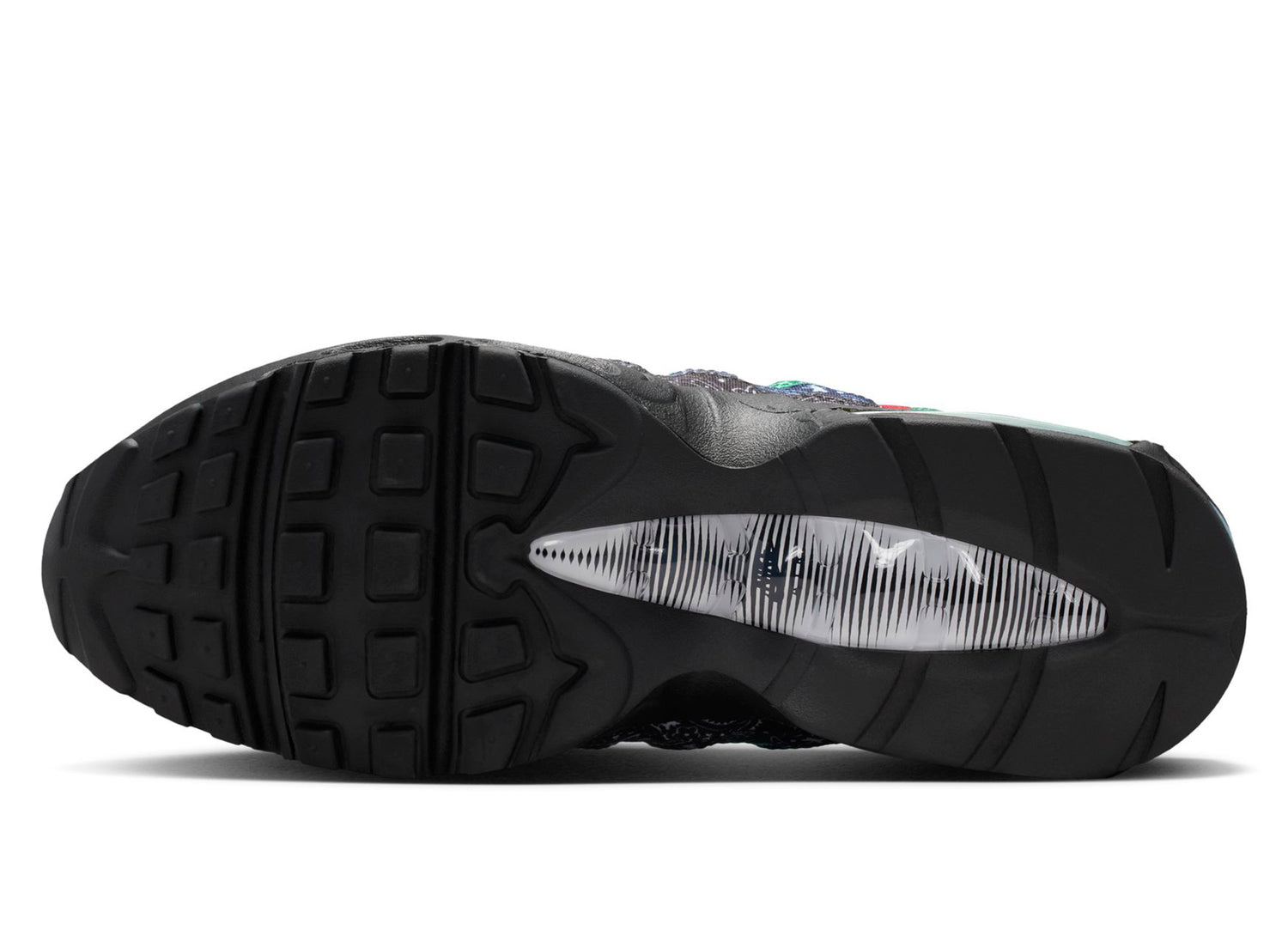Nike Air Max 95 Big Bubble SP in Sail / Volt — view 5
